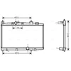 Image de Radiateur, Refroidissement Du Moteur To2318 Ava Quality Cooling Ava Quality Cooling To2318 Toyota
