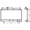 Image de Radiateur, Refroidissement Du Moteur To2331 Ava Quality Cooling Ava Quality Cooling To2331 Toyota