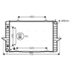 Image de Radiateur, Refroidissement Du Moteur Vo2118 Ava Quality Cooling Ava Quality Cooling Vo2118 Volvo