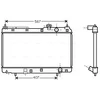 Image de Radiateur, Refroidissement Du Moteur Hd2175 Ava Quality Cooling Ava Quality Cooling Hd2175 Honda