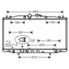 Image de Radiateur, Refroidissement Du Moteur Hd2179 Ava Quality Cooling Ava Quality Cooling Hd2179 Honda