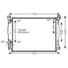Image de Radiateur, Refroidissement Du Moteur Ai2246 Ava Quality Cooling Ava Quality Cooling Ai2246 Audi