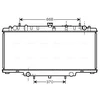 Image de Radiateur, Refroidissement Du Moteur Dn2246 Ava Quality Cooling Ava Quality Cooling Dn2246 Nissan