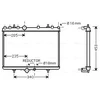 Image de Radiateur, Refroidissement Du Moteur Pe2269 Ava Quality Cooling Ava Quality Cooling Pe2269 Citroen;Peugeot