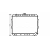 Image de Radiateur, Refroidissement Du Moteur Mt2187 Ava Quality Cooling Ava Quality Cooling Mt2187 Mitsubishi