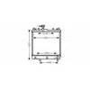 Image de Radiateur, Refroidissement Du Moteur Sz2082 Ava Quality Cooling Ava Quality Cooling Sz2082 Suzuki