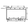 Image de Radiateur, Refroidissement Du Moteur Hd2195 Ava Quality Cooling Ava Quality Cooling Hd2195 Honda