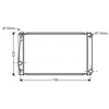 Image de Radiateur, Refroidissement Du Moteur To2419 Ava Quality Cooling Ava Quality Cooling To2419 Toyota