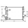 Image de Radiateur, Refroidissement Du Moteur Vo2133 Ava Quality Cooling Ava Quality Cooling Vo2133 Volvo