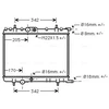 Image de Radiateur, Refroidissement Du Moteur Pe2300 Ava Quality Cooling Ava Quality Cooling Pe2300 Citroen;Peugeot