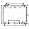 Image de Radiateur, Refroidissement Du Moteur Sz2102 Ava Quality Cooling Ava Quality Cooling Sz2102 Suzuki