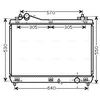 Image de Radiateur, Refroidissement Du Moteur Sz2103 Ava Quality Cooling Ava Quality Cooling Sz2103 Suzuki