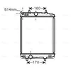 Image de Radiateur, Refroidissement Du Moteur To2359 Ava Quality Cooling Ava Quality Cooling To2359 Citroen;Peugeot;Toyota