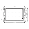 Image de Radiateur, Refroidissement Du Moteur Ai2201 Ava Quality Cooling Ava Quality Cooling Ai2201 Audi;Seat