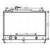 Image de Radiateur, Refroidissement Du Moteur Mz2210 Ava Quality Cooling Ava Quality Cooling Mz2210 Mazda