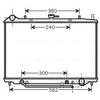 Image de Radiateur, Refroidissement Du Moteur Ol2455 Ava Quality Cooling Ava Quality Cooling Ol2455 Opel;Vauxhall