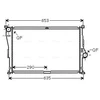Image de Radiateur, Refroidissement Du Moteur Bw2335 Ava Quality Cooling Ava Quality Cooling Bw2335 Alpina;Bmw
