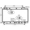 Image de Radiateur, Refroidissement Du Moteur Hd2215 Ava Quality Cooling Ava Quality Cooling Hd2215 Honda