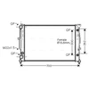 Image de Radiateur, Refroidissement Du Moteur Aia2122 Ava Quality Cooling Ava Quality Cooling Aia2122 Audi;Skoda;Volkswagen