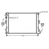 Image de Radiateur, Refroidissement Du Moteur Cna2089 Ava Quality Cooling Ava Quality Cooling Cna2089 Citroen;Fiat;Lancia;Peugeot