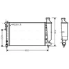 Image de Radiateur, Refroidissement Du Moteur Cna2116 Ava Quality Cooling Ava Quality Cooling Cna2116 Citroen