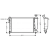 Image de Radiateur, Refroidissement Du Moteur Cna2118 Ava Quality Cooling Ava Quality Cooling Cna2118 Citroen;Peugeot
