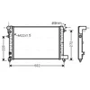 Image de Radiateur, Refroidissement Du Moteur Cna2120 Ava Quality Cooling Ava Quality Cooling Cna2120 Citroen;Peugeot