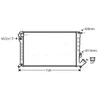 Image de Radiateur, Refroidissement Du Moteur Cna2151 Ava Quality Cooling Ava Quality Cooling Cna2151 Citroen;Peugeot