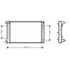Image de Radiateur, Refroidissement Du Moteur Fta2212 Ava Quality Cooling Ava Quality Cooling Fta2212 Fiat;Lancia