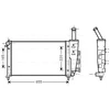 Image de Radiateur, Refroidissement Du Moteur Fta2275 Ava Quality Cooling Ava Quality Cooling Fta2275 Fiat