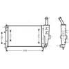 Image de Radiateur, Refroidissement Du Moteur Fta2281 Ava Quality Cooling Ava Quality Cooling Fta2281 Fiat