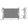 Image de Radiateur, Refroidissement Du Moteur Msa2286 Ava Quality Cooling Ava Quality Cooling Msa2286 Mercedes-Benz