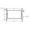 Image de Radiateur, Refroidissement Du Moteur Ola2023 Ava Quality Cooling Ava Quality Cooling Ola2023 Opel;Vauxhall