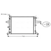 Image de Radiateur, Refroidissement Du Moteur Ola2256 Ava Quality Cooling Ava Quality Cooling Ola2256 Opel;Vauxhall
