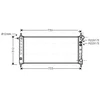 Image de Radiateur, Refroidissement Du Moteur Ola2263 Ava Quality Cooling Ava Quality Cooling Ola2263 Opel