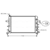 Image de Radiateur, Refroidissement Du Moteur Ola2363 Ava Quality Cooling Ava Quality Cooling Ola2363 Opel;Vauxhall