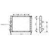 Image de Radiateur, Refroidissement Du Moteur Rta2215 Ava Quality Cooling Ava Quality Cooling Rta2215 Renault