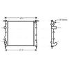 Image de Radiateur, Refroidissement Du Moteur Rta2261 Ava Quality Cooling Ava Quality Cooling Rta2261 Renault