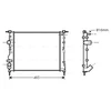 Image de Radiateur, Refroidissement Du Moteur Rta2271 Ava Quality Cooling Ava Quality Cooling Rta2271 Nissan;Renault