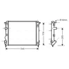 Image de Radiateur, Refroidissement Du Moteur Rta2272 Ava Quality Cooling Ava Quality Cooling Rta2272 Nissan;Renault