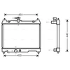 Image de Radiateur, Refroidissement Du Moteur Toa2251 Ava Quality Cooling Ava Quality Cooling Toa2251 Toyota