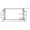 Image de Radiateur, Refroidissement Du Moteur Ms2444 Ava Quality Cooling Ava Quality Cooling Ms2444 Mercedes-Benz;Volkswagen