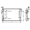 Image de Radiateur, Refroidissement Du Moteur Hy2211 Ava Quality Cooling Ava Quality Cooling Hy2211 Hyundai