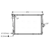Image de Radiateur, Refroidissement Du Moteur Bwa2291 Ava Quality Cooling Ava Quality Cooling Bwa2291 Bmw
