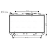 Image de Radiateur, Refroidissement Du Moteur Dwa2052 Ava Quality Cooling Ava Quality Cooling Dwa2052 Chevrolet;Daewoo
