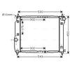 Image de Radiateur, Refroidissement Du Moteur Dwa2066 Ava Quality Cooling Ava Quality Cooling Dwa2066 Chevrolet;Daewoo