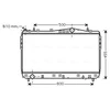 Image de Radiateur, Refroidissement Du Moteur Dwa2073 Ava Quality Cooling Ava Quality Cooling Dwa2073 Chevrolet;Daewoo