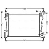 Image de Radiateur, Refroidissement Du Moteur Fta2318 Ava Quality Cooling Ava Quality Cooling Fta2318 Fiat
