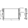 Image de Radiateur, Refroidissement Du Moteur Msa2356 Ava Quality Cooling Ava Quality Cooling Msa2356 Mercedes-Benz