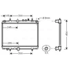 Image de Radiateur, Refroidissement Du Moteur Pea2208 Ava Quality Cooling Ava Quality Cooling Pea2208 Citroen;Peugeot